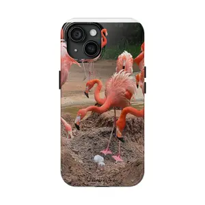 Flamingo Tough Phone Cases, Pink Flamingo Design, Protective Phone Cover, Flaminglet Photo Case, Fun Animal Accessories tough case stylish tough
