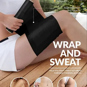 6 Rolls 200FT 8inch Magic Black And Colorful Osmotic Plastic Body Wrap-Body Slimming Wrap Film-Sauna Thermal Sweat Stomach Wrap Contouring Osmotic Plastic Body Wrap - Workout & Sweat Enhancer Stomach Wrap