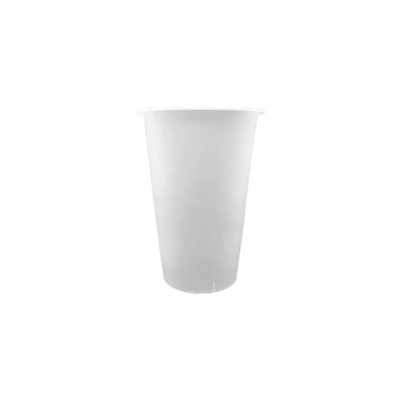 16oz (90mm Diameter) Frosted Premium PP Injection Plastic Cups - 500 Pieces/Case