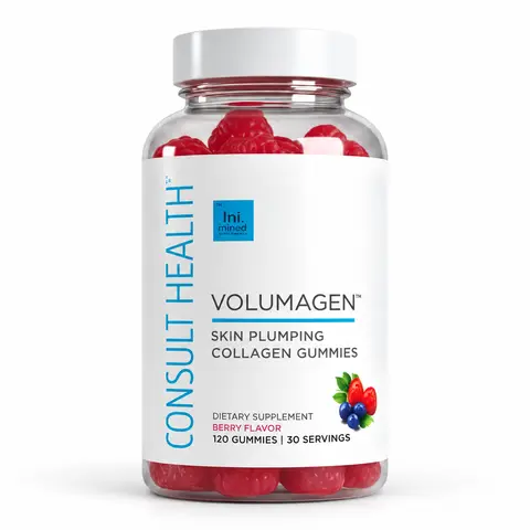 Volumagen Skin Plumping Collagen Gummies – Clinically Studied Bioactive Collagen for Wrinkle Reduction, Elasticity & Hydration, 120 Ct