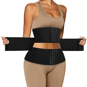 Waist Trainer for Women - 3 Segmented Hourglass under Bust Body Shaper Tummy Wrap Waist Trimmer for Women