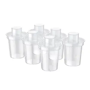 6 Counts 80ML Infant Formula Dispenser, Clear Milk Powder Storage Container, Portable Travel Milk Powder Dispenser, Baby Formula Container