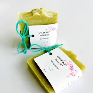 Natural Shampoo Bar for Cleansing Hair and Scalp - Avocado Oil and Babassu Oil Infused, 3-4 oz