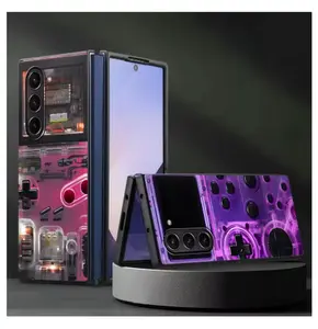 Gameboy Case for Samsung Galaxy Z Fold 3 4 5 6 7 - Compact Protective Cover with Classic Game Console Design for Gamers & Tech Enthusiasts