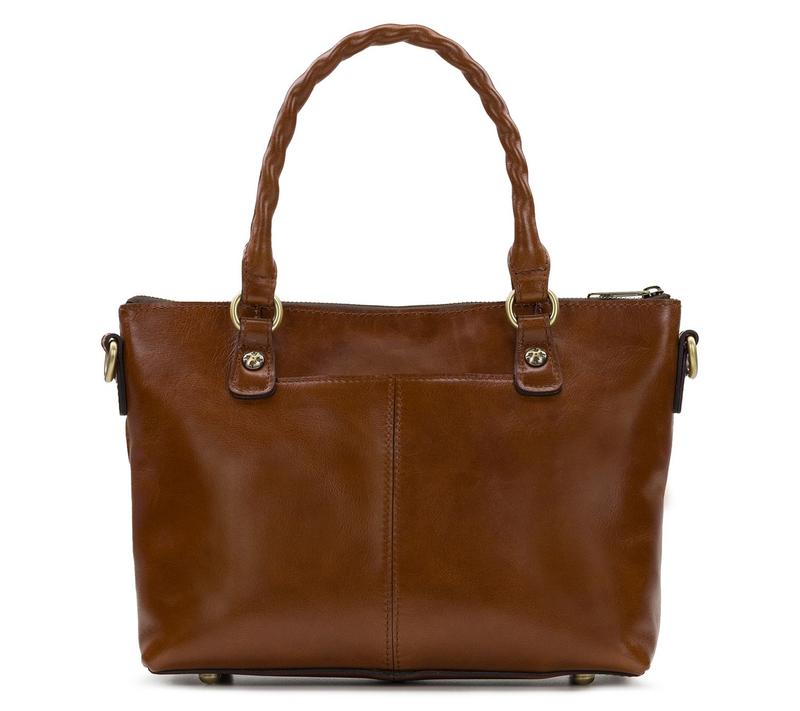 Patricia Nash Zora Distressed Leather Top Handle Bag