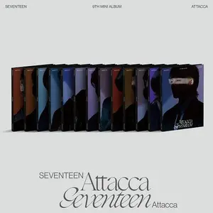 SEVENTEEN – Attacca [Carat Ver.] | Official K-Pop CD Album | Random Member Version | Hardcover Binder + 20 Photo Booklet + 4 Random Selfie Photocards + Lyric Book | Rock with you.