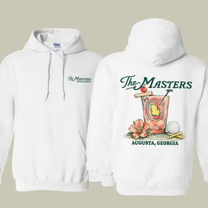 The Masters Augusta Georgia Golf Cocktail Hoodie For Men & Women, Augusta Souvenir Pullover, Azalea Drink Graphic Hoodie, Tournament Keepsake Gift, Trendy Unisex Hooded, Masters 2026 Merch, Golf Lover Gift