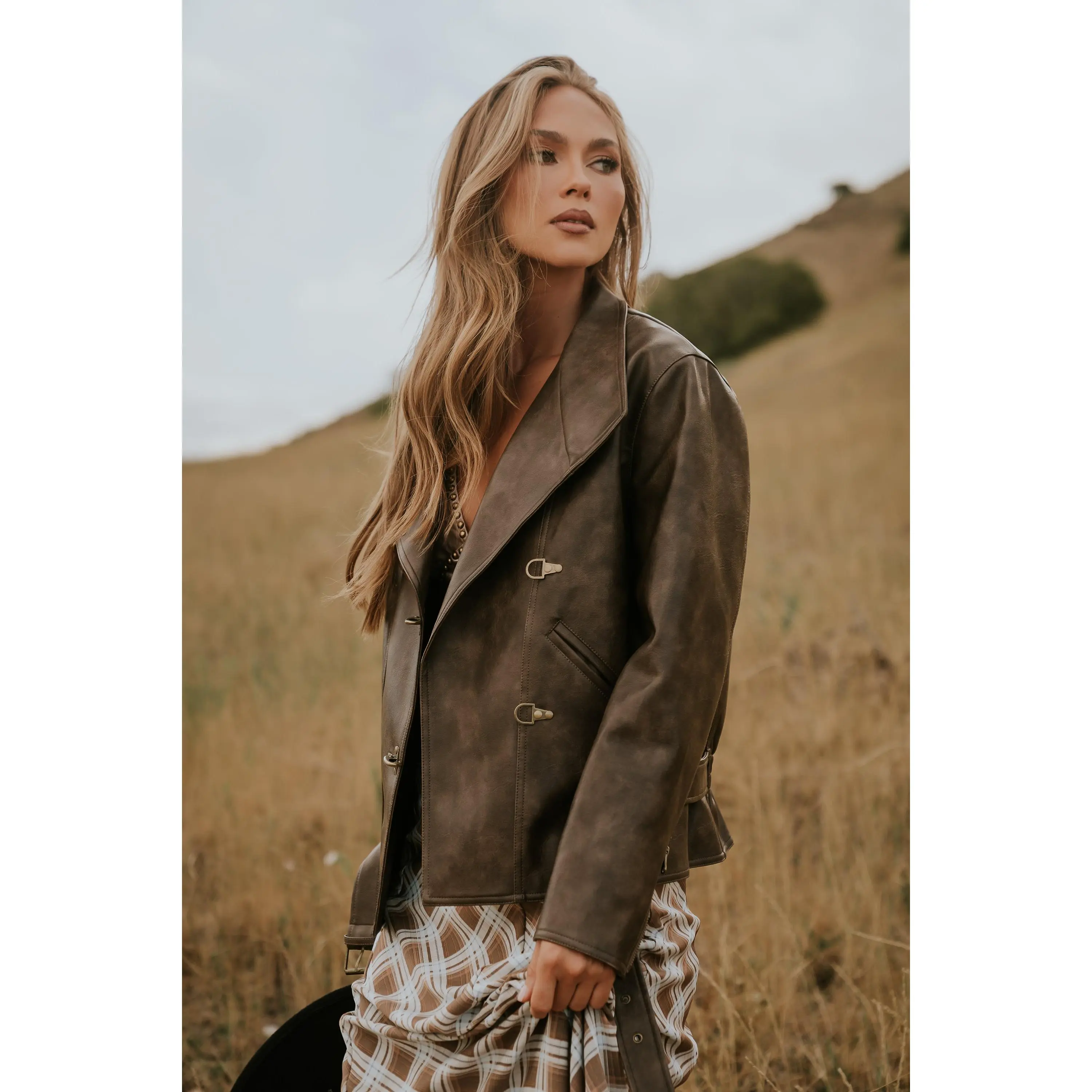 Danika Vegan Leather Jacket