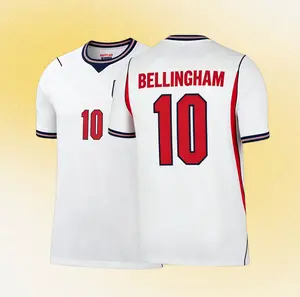 2026 England Home Short-Sleeve Soccer Jersey Breathable