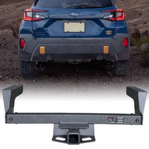 TIOYAR Steel Class 3 Trailer Hitch 2 Inch Receiver Tow Hitch Compatible with for 2018-2024 Subaru Crosstrek Black Powder Coated