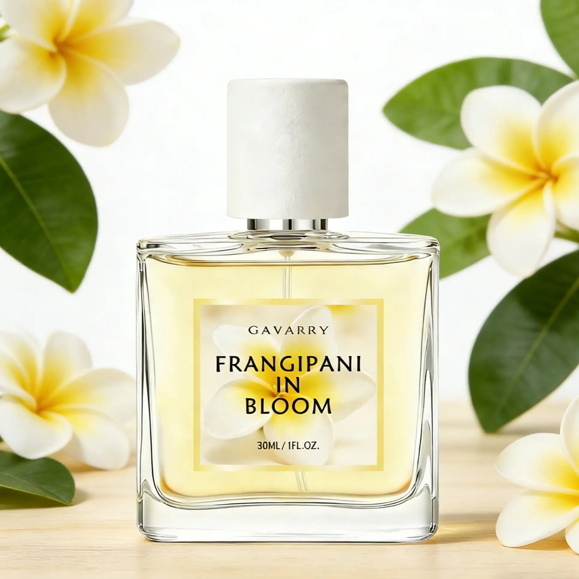 Frangipani in Bloom Women's 30ML High-Quality Perfume Spray, Fresh Natural Scent, Lemon, Jasmine, Rose, Sandalwood, Gift Idea, Multi-Scene Use