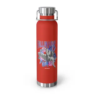 Fall In Love - Water Bottle, 22oz