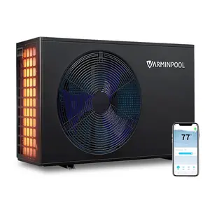 30000 BTU Pool Heater For Above Ground Pool Swimming Pool Heat Pump 120V 8000 Gallon Spa Inground Pool Heater Heating Cooling WiFi Control Schedule