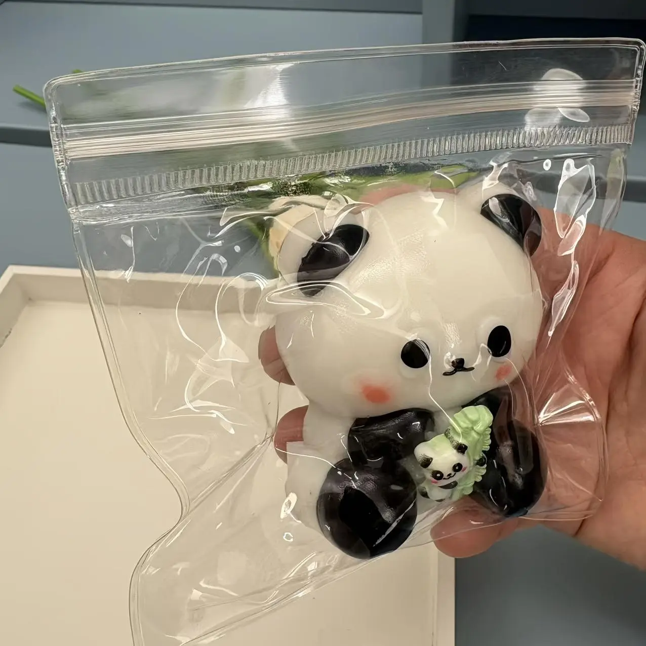 1pc Panda Squeeze Toy Soft and Squishy, Adorable Panda Slow-rebound Fidget Toy. Sensory Toy for Teens and. Perfect Choice for Christmas Gifts, Halloween Treats, Easter Basket Fillers, Valentine's Day Presents Party Favors.