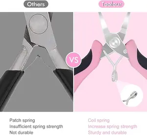 Jewelry Pliers, Jewelry Making Tools Kit, 8Pcs Micro Jewelry Pliers Set, Bracelet Tool Jewelry Helper, Stainless Steel Tweezers, Mini Pliers for Jewelry Making Supplies DIY Crafting Beading Repairing