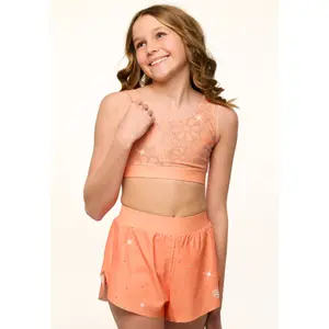 Cheerchella Orange Twinkle Bra