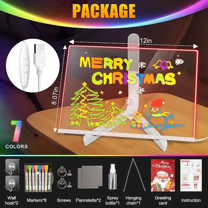 (12x“8”) LED Note Board ﻿ ﻿Upgraded version