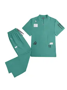 Men's Beauty SPA Work Clothes with Comfortable Elastic Waist Suitable for Pet Clinic and Spa Staff