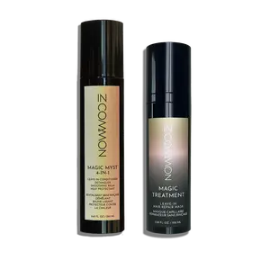 IN COMMON Magic Real Repair Bundle – Magic Myst Universal Leave-in Conditioner + Magic Treatment Leave-In Hair Repair Mask | With Keratin, Silk Proteins, Niacinamide & Hyaluronic Acid | Repairs Damage, Strengthens, Hydrates, Smooths Frizz & Protects Color