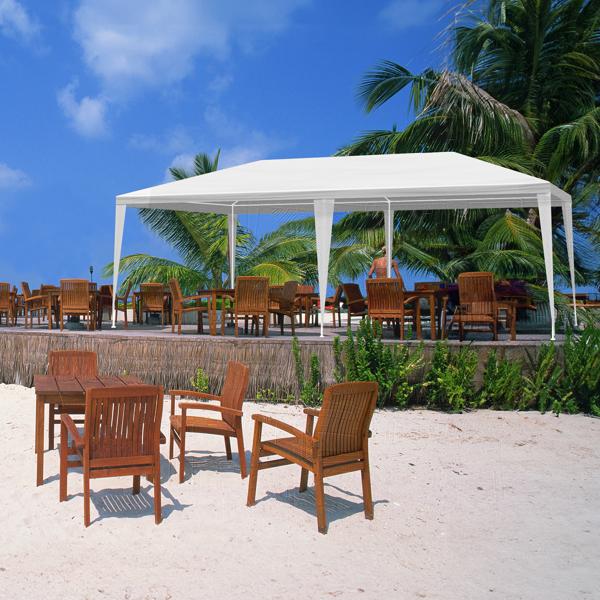 [Bellemave]10X20ft/10X30ft white 4enclosed/5 enclosed pergola with 4/5 windows made of PE cloth