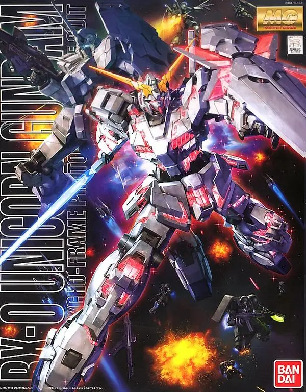 Bandai Hobby RX-0 Unicorn Gundam OVA Version MG 1/100 Model Kit