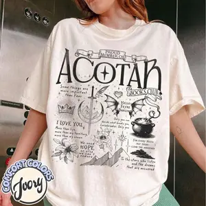 Comfort Colors Acotar Court Of Dreams Shirt, To Whatever End Tee, The Night Court Tshirt, Throne Of Glass Shirt, Bookish Booktok Shirts, Unisex Short Sleeve Tee, Classic Streetwear