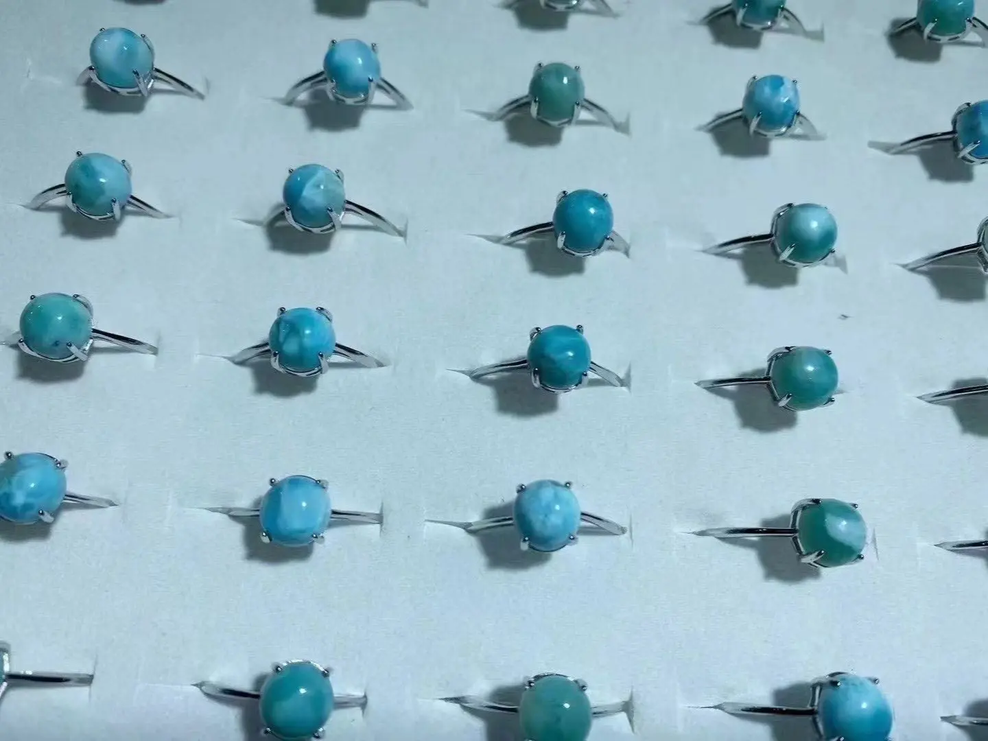 Shine(19694)gc.silver larimar rings