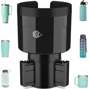 Cup Holder Expander, Cup Holder Extender Adapter for  with Expandable Insert, Compatible with  20/26/30oz, Hydroflask 32/40oz, Large Water Bottles in 3.0"-4.1"