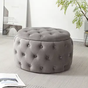 Oval Storage Sofa Stool