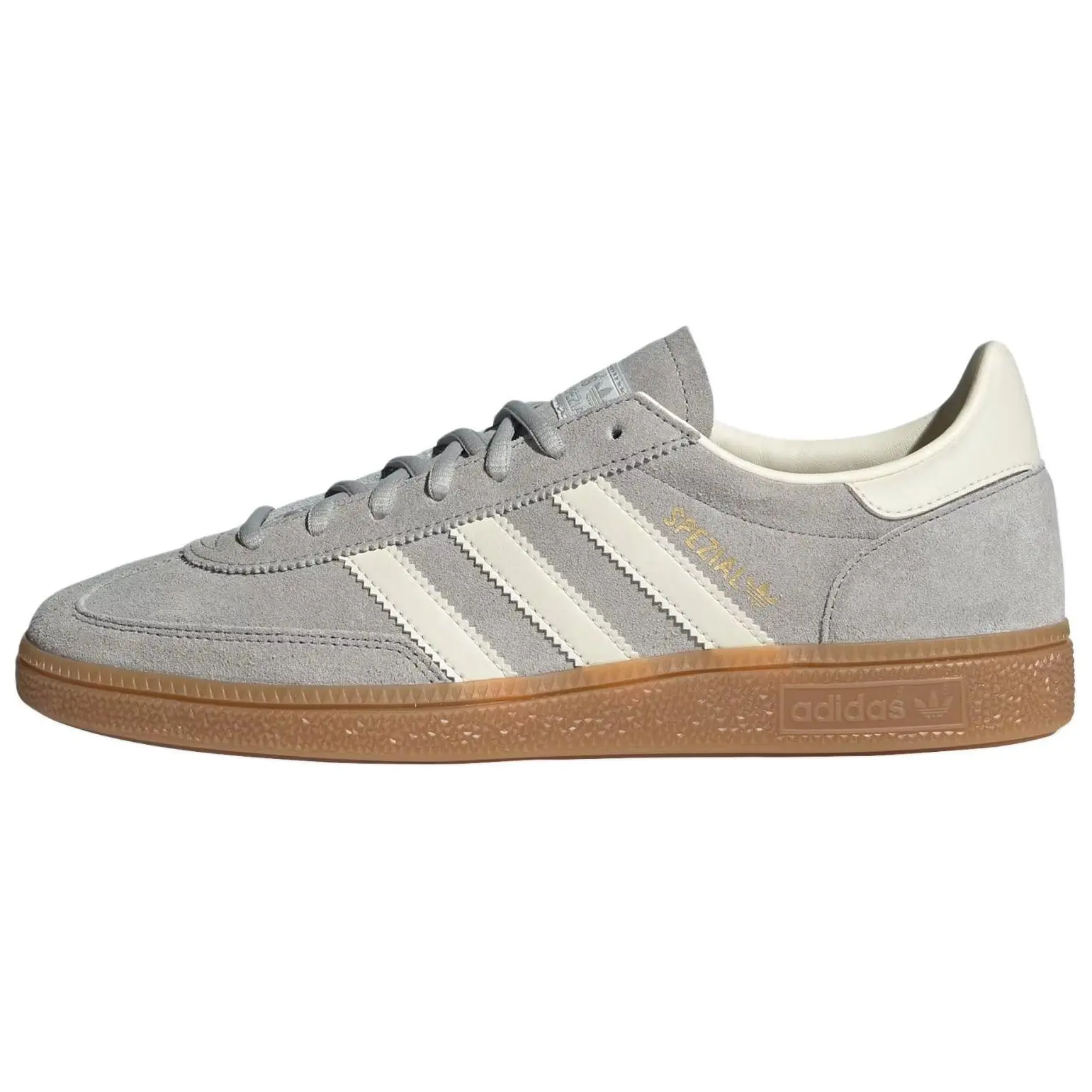 Adidas Handball Spezial 'Grey Cream' Mesh Rubber Sports Shoe, Performance Sneaker for Handball Training, Sports Shoes, Athletic, Foot Wear