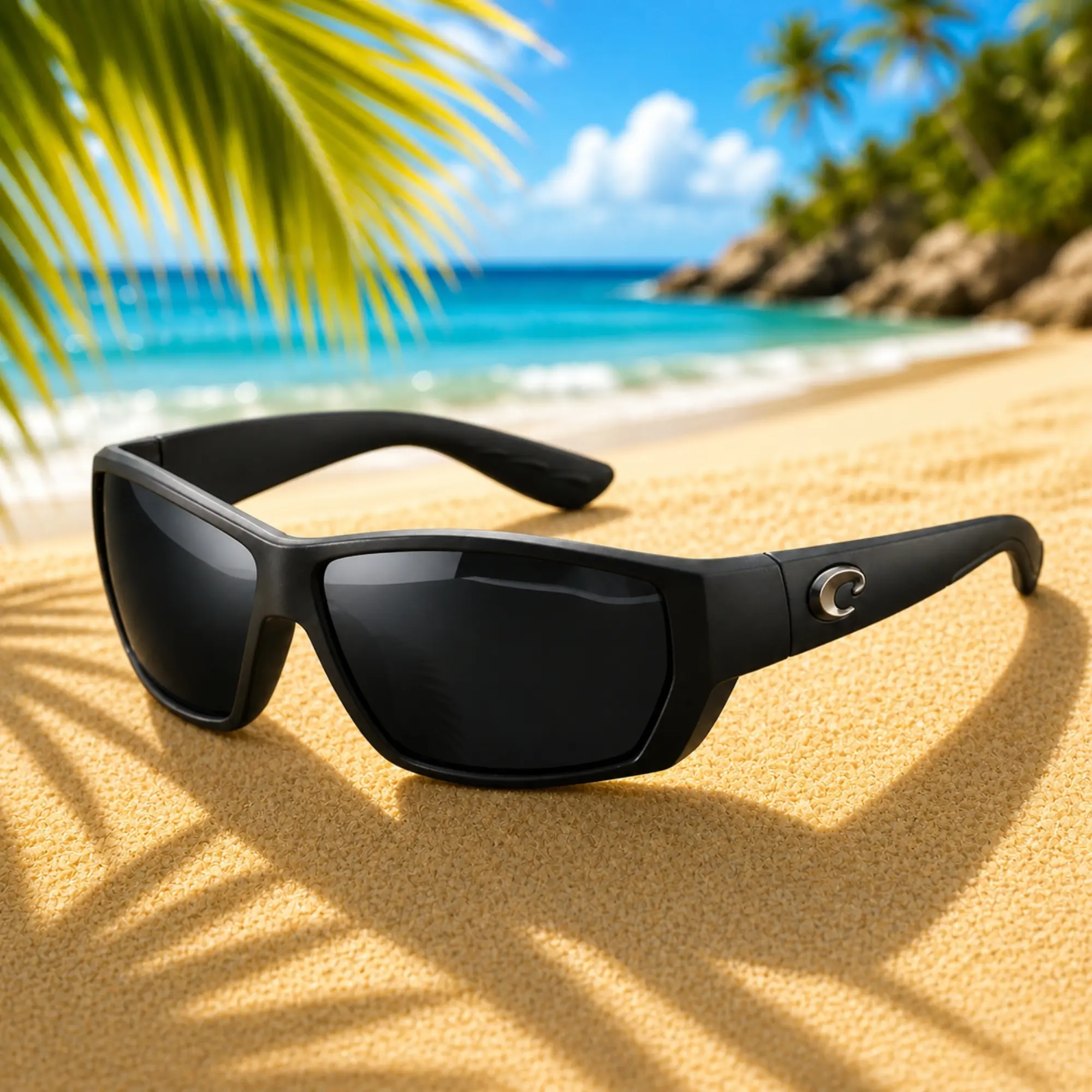 Costa Del Mar 580G Sunglasses Fantail Mens Polarized Sunglasses, UV Protection for Fishing, Boating & Beach