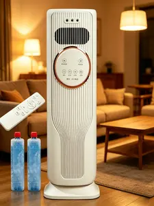 Portable No-Installation Humidifying Tower Fan - 31.89in Stand-Alone Ultra-Compact USB-Powered AC Dehumidifier, Home Use, Humidifying Tower Fans, Stand-Alone Tower Fans