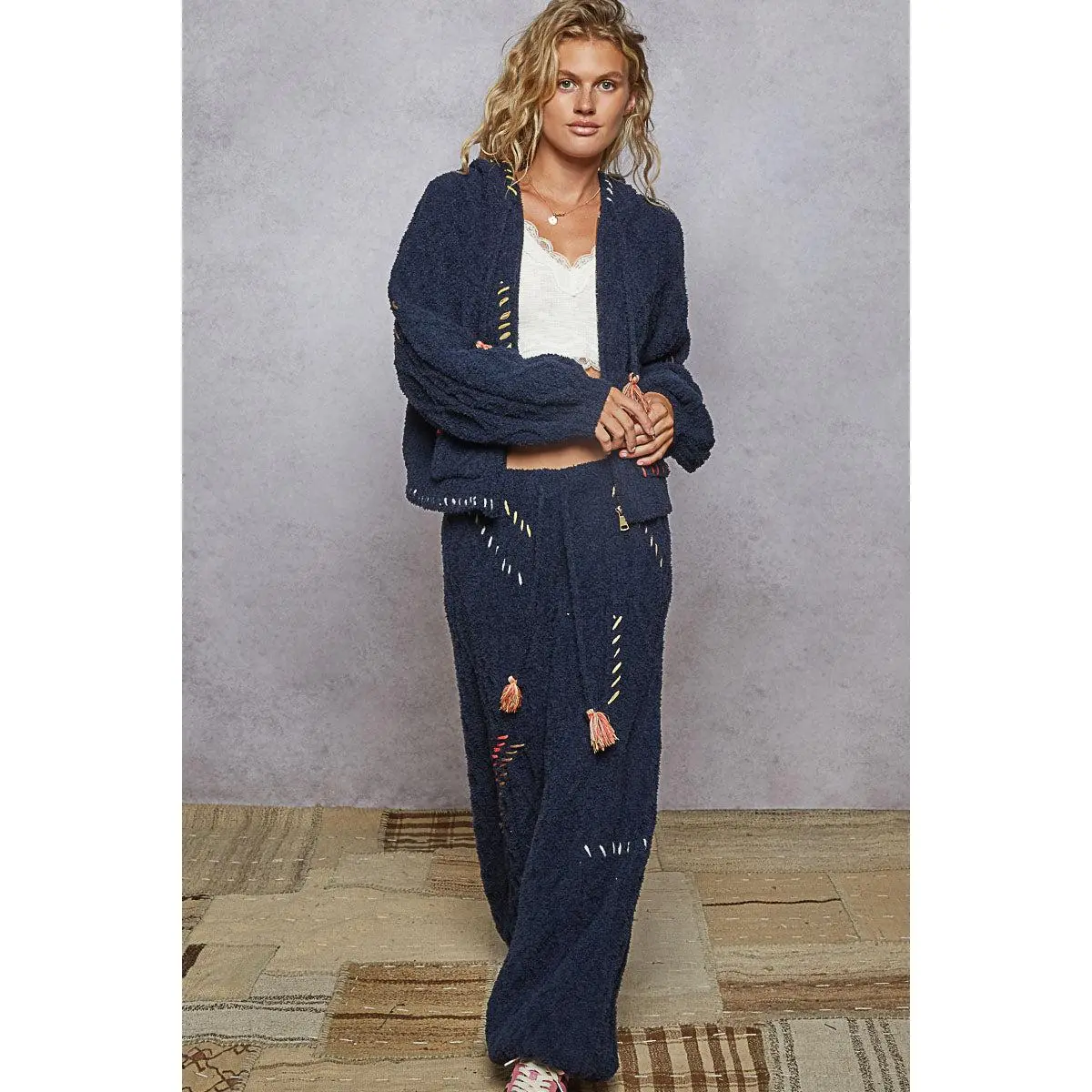 Indigo Daydream Tassel Jacket