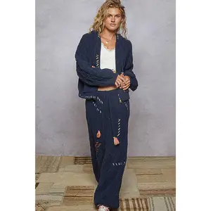 Indigo Daydream Tassel Jacket