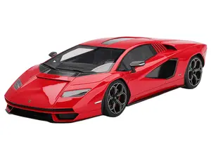 Lamborghini Countach LPI 800-4 Rosso Mars Red 1/18 Model Car by Top Speed