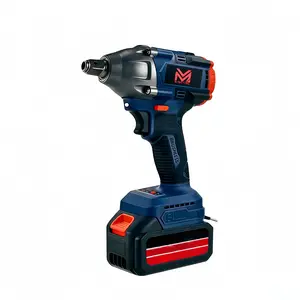 1Pcs Cordless Impact Wrench with Makita Interface | Model YH-2120, 2 Batteries, 130010 1200mAh Li-ion Each | 21V 2A Charger for Auto Repair, Bicycle Maintenance