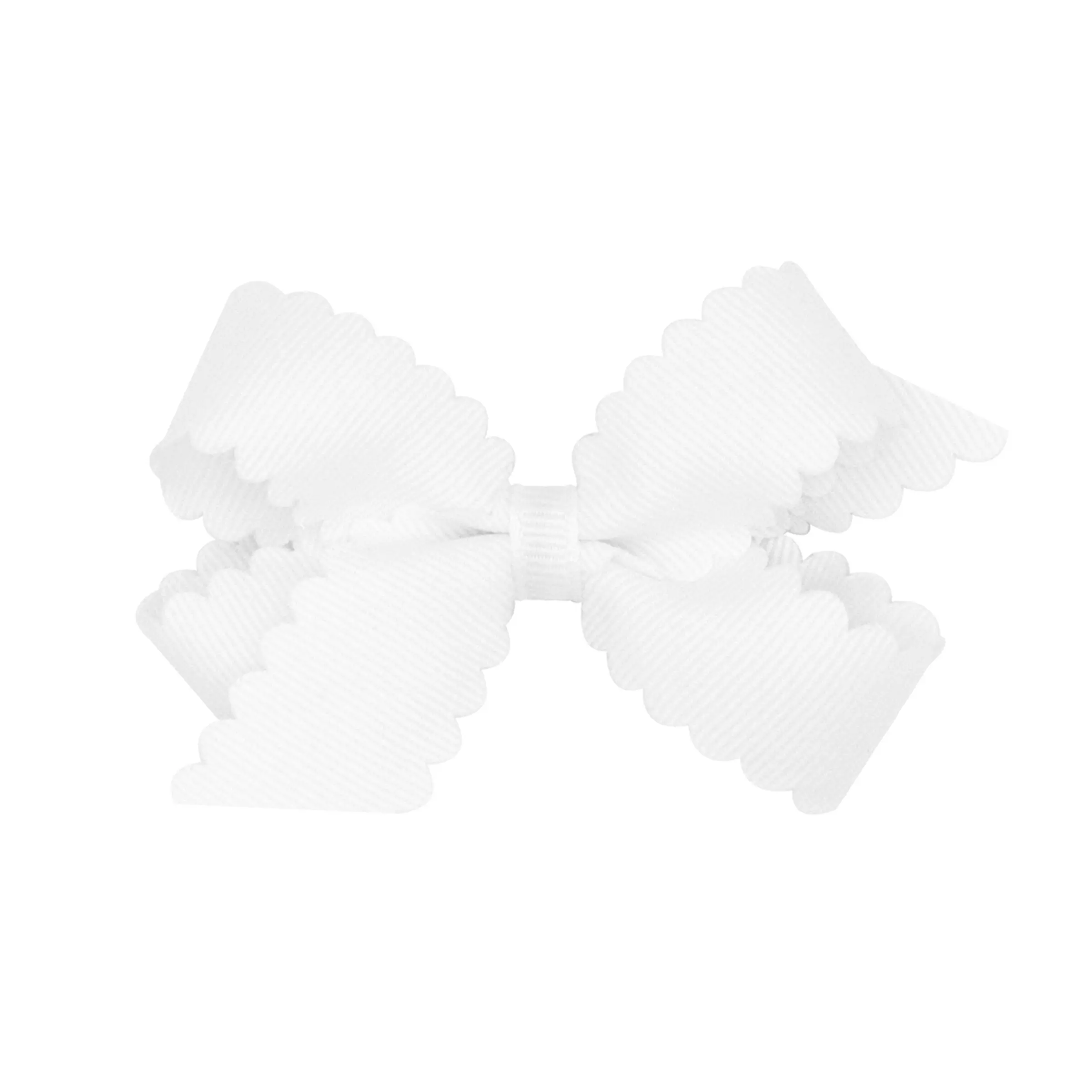 Scalloped Grosgrain Hair Bow