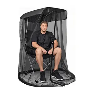 Outdoor Mosquito Net Tent – Bug Protection Shelter for Fishing, Patio & Garden, Quick 3-Minute Setup, Full Coverage Breathable Design, Foldable & Portable Camping Essential