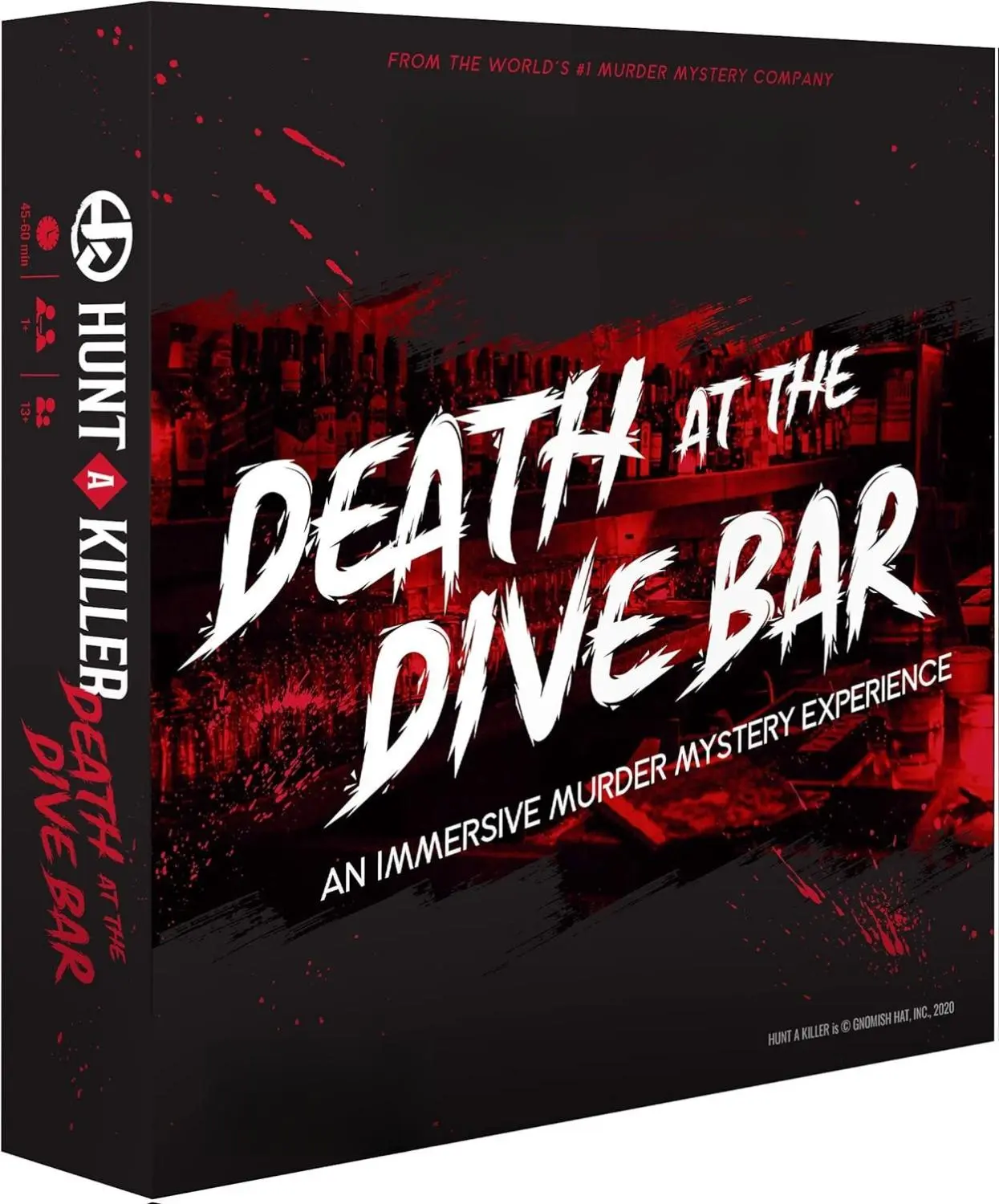 Hunt A Killer: Death At The Dive Bar, Solve a Murder at Old Scratch Tavern, Immersive Murder Mystery Game, Play Detective in Unsolved Mysteries, Great Gift For True Crime Fans, Designed for Ages 14+