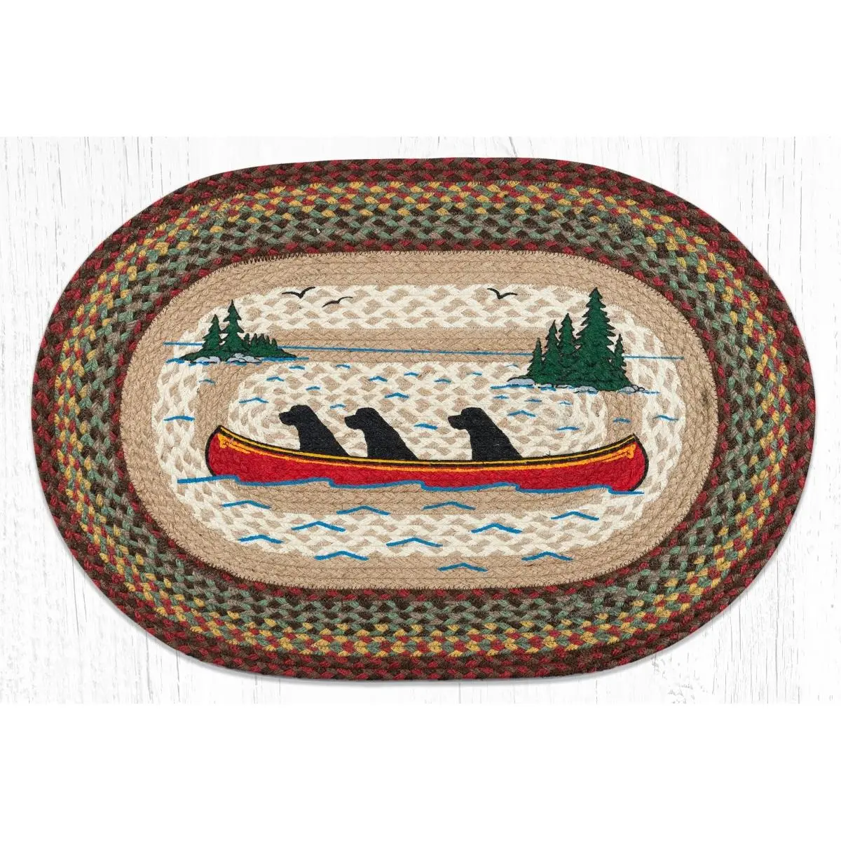 Capitol Importing 65-081LC 20 x 30 in. OP-81 Labs in Canoe Oval Patch