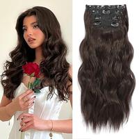 20inch Dark Brown Clip Extensions