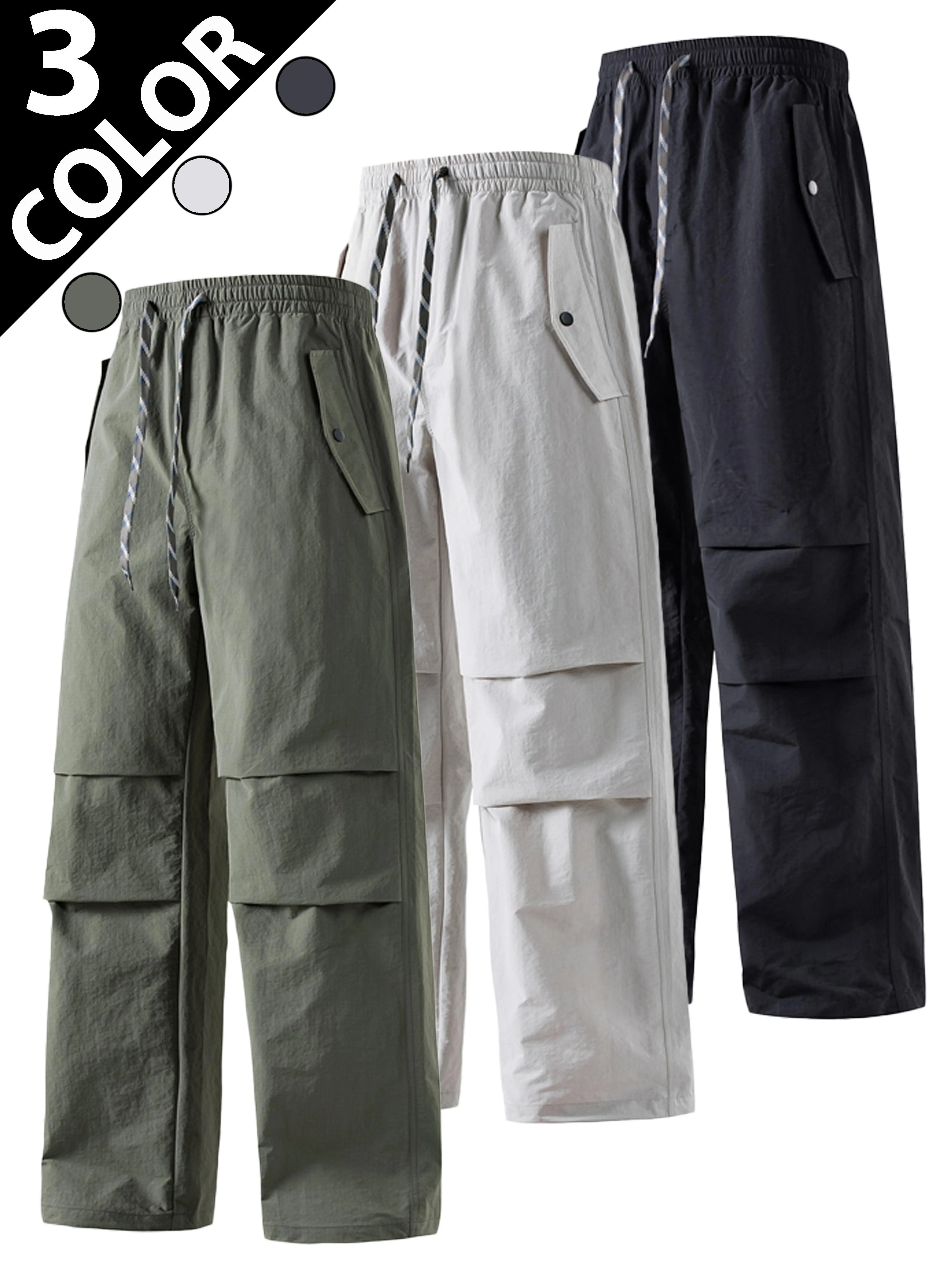 2026 Men’s High-Quality Mountain Style Cargo Pants for Summer Outdoor Activities, featuring three-proof performance and convertible two-way wear design. Constructed from lightweight breathable functional fabric with water, oil and stain resistant properti