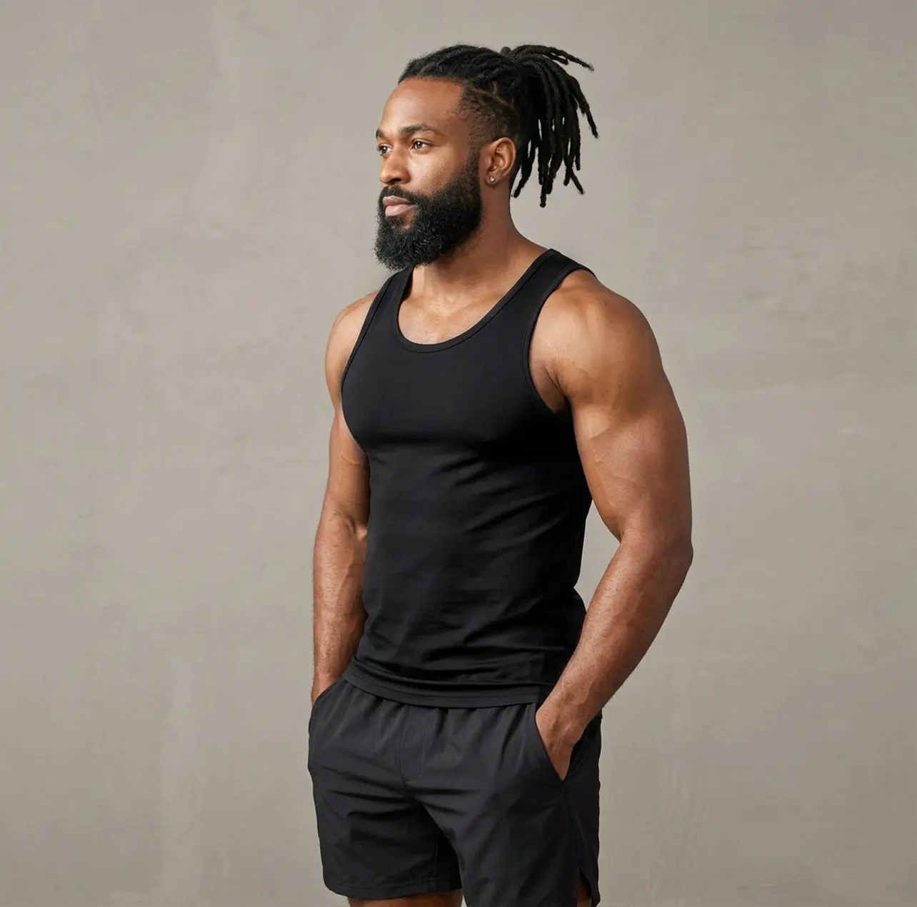 Men's Abdominal Shaper Vest Please size up - Sleeveless High Stretch Breathable Waist and Chest Compression Vest Sports Fitness Wear Shapewear