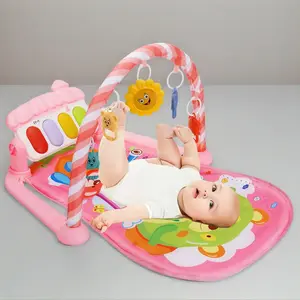 COMOMY Baby Play Mat Activity Gym Center - Musical Piano, Hanging Rattle Toys for 0-12 Months Infants, Pink Mother's Day Gift, dealsforyou, summerwins, restock, dealsforyoudays, DFYD