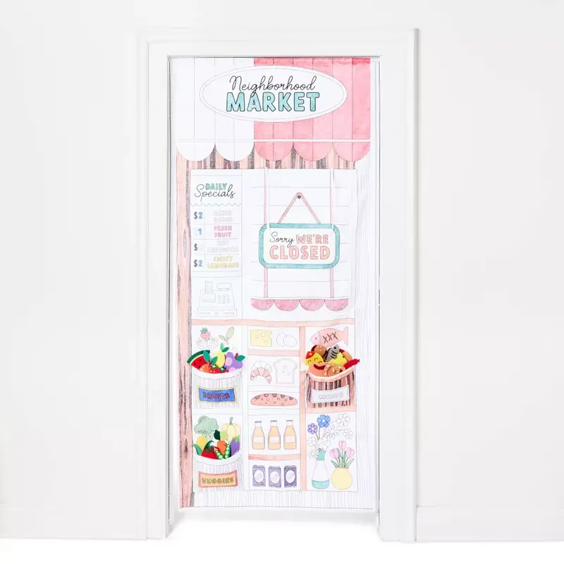 Color -Your -Own Door Store Front Craft Kit - Mondo Llama