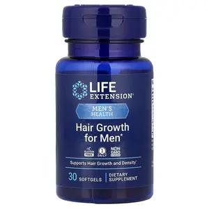 Life Extension Men's Health, Hair Growth for Men, 30 Softgels