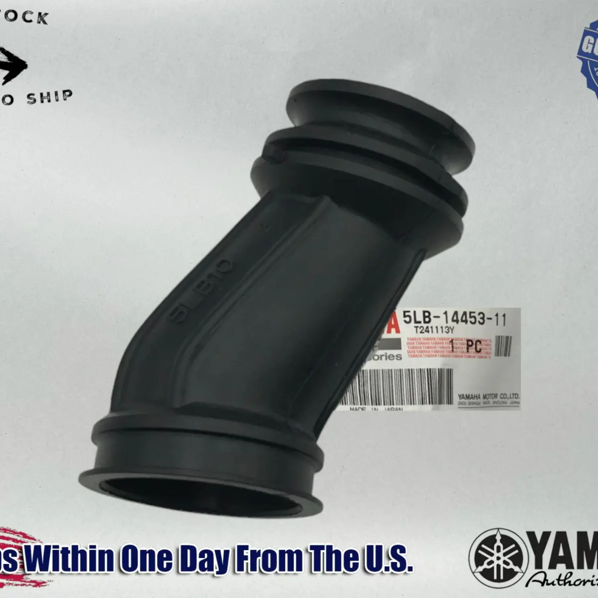 Yamaha 2002-20 TW200 TW 200 Intake Boot Air Box To Carburetor 5LB-14453-11-00