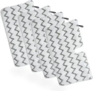 4 Pack S3501 S3601 Steam Pocket Mop Pads for Shark S3500 Series S3501 S3601 S3550 S3901 SE450 S3801CO S3601D S2901 S2902 Steam Mop Pads Washable