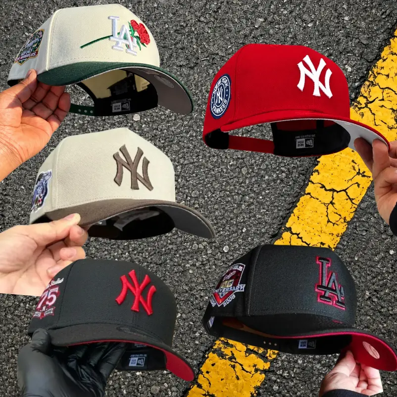New Era MLB NY Yankees & LA Dodgers 9FORTY Adjustable Baseball Cap Snapback Hat for Men Women, Classic Team Logo Embroidery, Streetwear Fashion Essential, Vintage Baseball Collection, Trending USA TikTok Cap 2026