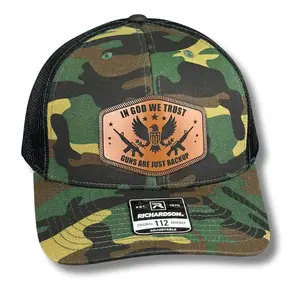 In God We Trust Hat, Faith Patriotic Hat, Guns Are Just Backup Snapback Hat, Gift for Him